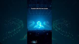 Excision live sets are INSANE 😱 shorts excision visuals [upl. by Lebaron]