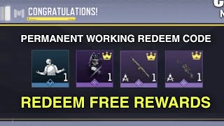 New Permanent Working Redeem codes Codm 2024  Redeem Free Character amp Weapons Codm 2024 [upl. by Aihsiek]