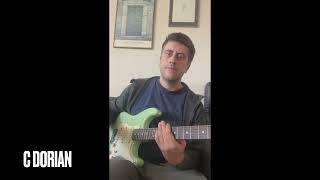 Fretboard ChallengeDiatonic triads in every major mode [upl. by Rilda]