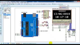 Arduino real time clock with DS1307 and SSD1306 OLED [upl. by Lamek]