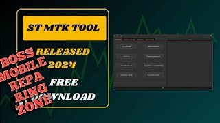 ST MTK TOOL RELEASED 2024 FREE DOWNLOAD ALL MTK MOUDULES SUPPORT [upl. by Leina]