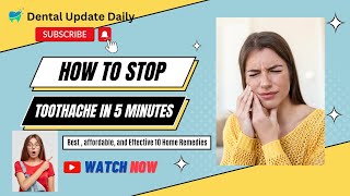 10 Best Toothache Relief Home Remedies  FAST amp 100 EFFECTIVE [upl. by Notlimah]