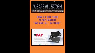 HOW TO BUY YOUR 9 PAY CRYPTO CARD [upl. by Croydon]