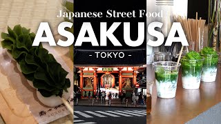 MUSTTRY JAPANESE STREET FOOD IN ASAKUSATOKYO  Japan Travel Guide 2024 [upl. by Zined77]