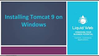 Installing Tomcat 9 on Windows [upl. by Cann]