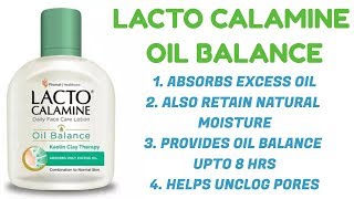 Get Glowing Sking With Lacto Calamine Oil Balance Lotion  Best Lotion For Oily Skin [upl. by Ahsimac]