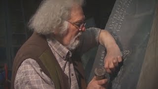 Unintentional ASMR 🔨 Welsh Stone Carver Tapping Gently amp Sharing Wisdom [upl. by Eidob578]