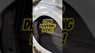 Inner door skin sound deadened with Dynamat amp Dynaliner Toyota Tacoma sounddeadening diy [upl. by Eihctir]