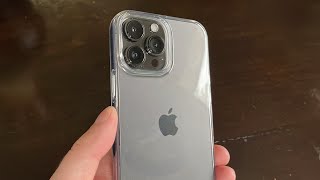 iPhone 13 amp iPhone 13 Pro  Spigen Crystal Clear Case REVIEW [upl. by Yrrej]