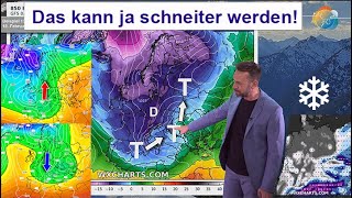 Nach FrühlingsWärme folgt kaltes Erwachen mit Vb amp SchneeOptionen Wettervorhersage 04110224 [upl. by Crystie]