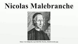 Nicolas Malebranche [upl. by Noirrad682]