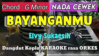 BAYANGANMU  Elvy Sukaesih Versi Dangdut Koplo KARAOKE rasa ORKES Yamaha PSR S970 [upl. by Alveta]