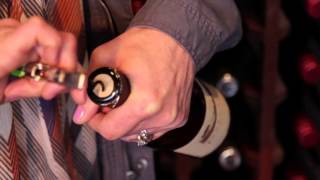 Opening wine with a double lever corkscrew [upl. by Omsoc20]