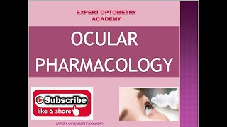 MCQs on Ocular PharmacologyMCQs for Optometrist Pharmacist Ophthalmic technician Ophthalmologist [upl. by Annette]