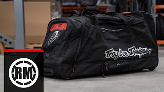 Troy Lee Designs Meridian Wheeled Motocross Gear Bag  Inside Look [upl. by Twila]