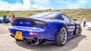 Mazda RX7 Bridgeport 13B Single Turbo 2Rotor Lovely BrapBrap Sound [upl. by Meredithe]