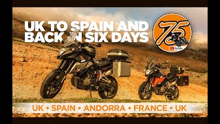 Motorcycle touring UK to Spain and back in 6 days Picos de Europa Mora DEbre Andorra France [upl. by Asira53]