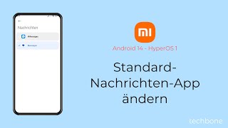 StandardNachrichtenApp ändern  Xiaomi Android 14  HyperOS 1 [upl. by Mareld570]