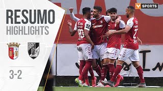 Highlights  Resumo SC Braga 32 Vitória SC Liga 1920 28 [upl. by Ahsaeit]