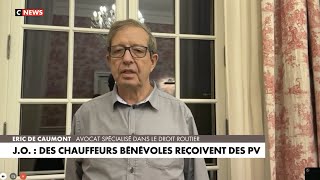 CNEWS  17102024  JO  des chauffeurs bénévoles reçoivent des PV [upl. by Delila]