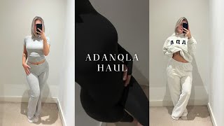 ADANOLA TRY ON HAUL  winter basics loungewear the best gym set EVER [upl. by Adlih]