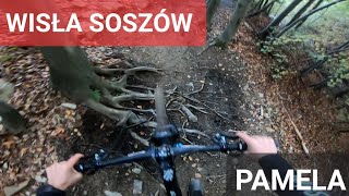 💥Bikepark Soszów💥czarna trasa Pamela 💅🏿 [upl. by Aikehs]