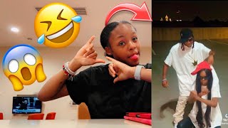 Fendi Rappa  Clock Dat ft Shamar Marco Official Music Video TIKTOK REACTIONS  Vlogtober Day 19 [upl. by Fulmis]