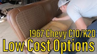 Low Cost Options C10K20 Chevy Truck Interior [upl. by Bores]