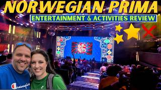 Norwegian Prima Entertainment amp Activities Review [upl. by Marigold]