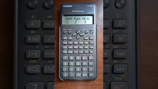 📌 Cómo pasar de MODO DEGREE a RADIANES en la CALCULADORA calculadora casio matemática [upl. by Enyaw875]