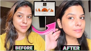 Step Bh Step Good Vibes Skin Radiance Papaya Facial Kit Review amp Live Demo✨✨ [upl. by Ettennek423]