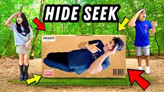 IMPOSSIBLE Cardboard Box HIDE and Seek  Rimorav Vlogs [upl. by Amat]