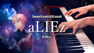 aLIEz  AldnoahZero ED2  Piano Solo [upl. by Enialem]