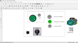 Arranque Diesel de Grafcet a ladder  HMI [upl. by Kwok]