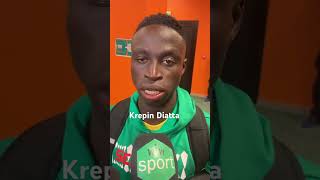 Krépin Diatta s’attend à des matchs difficiles [upl. by Brothers]