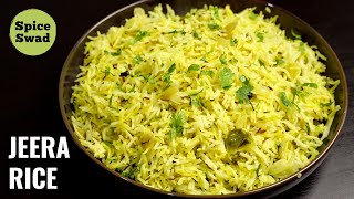 JEERA RICE RECIPE IN PRESSURE COOKER  HEALTHY JEERA RICE RECIPE [upl. by Dnomra]