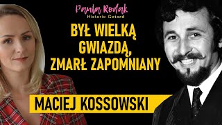 Nie ma go kto pochować Dlaczego wykonawca Dwudziestolatków zniknął Zmarł Maciej Kossowski [upl. by Joby]