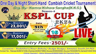 KSPL CUP 2024 LIVE LINK 1 Shorthand Cricket Tournament [upl. by Josefina]