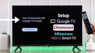 Hisense VIDAA TV How to Set up Chromecast with Google TV Install amp Use [upl. by Donaghue]