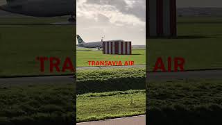 TRANSAVIA LANDING SCHIPHOL AMSTERDAM [upl. by Kcirnek]