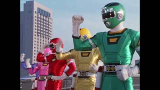 Megaranger Vs Carranger  Team Up Fight [upl. by Dambro]