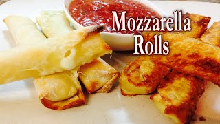 Mozzarella Rolls  Fried and Baked [upl. by Netsuj]