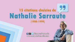 15 citations choisies de Nathalie Sarraute [upl. by Sholley359]