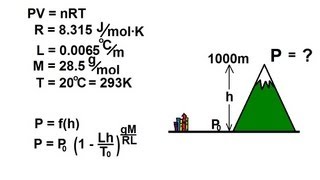 Physics  Thermodynamics 1 of 1 Air Pressure at Altitude [upl. by Naitsirk]