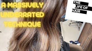 How To Break the Base or Bump The Base  All About Base Break Hair Color Tutorial [upl. by Ornas995]