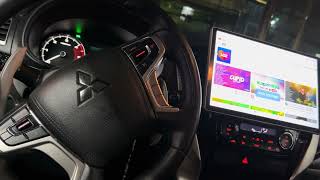 MITSUBISHI MONTERO 13INCH ANDROID HEAD UNIT WITH 360 CAMERA AND VOICE COMMAND [upl. by Alva]