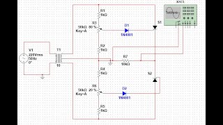 How to make Full Wave Controlled Rectifier [upl. by Enirtak670]