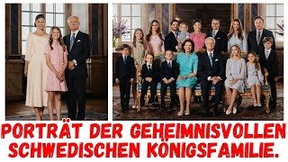 neues offizielles Porträt der geheimnisvollen schwedischen Königsfamilie [upl. by Irme672]