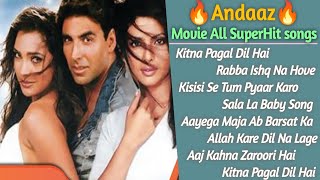 Andaaz Movie All Songs  Andaaz Film Song  Andaaz Movie Jukebox  Andaaz Movie Songs  Andaaz [upl. by Yahsram]