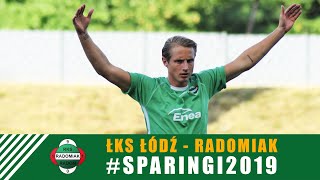 Sparingi2019  Skrót meczu ŁKS Łódź  Radomiak Radom 22 [upl. by Jeni]